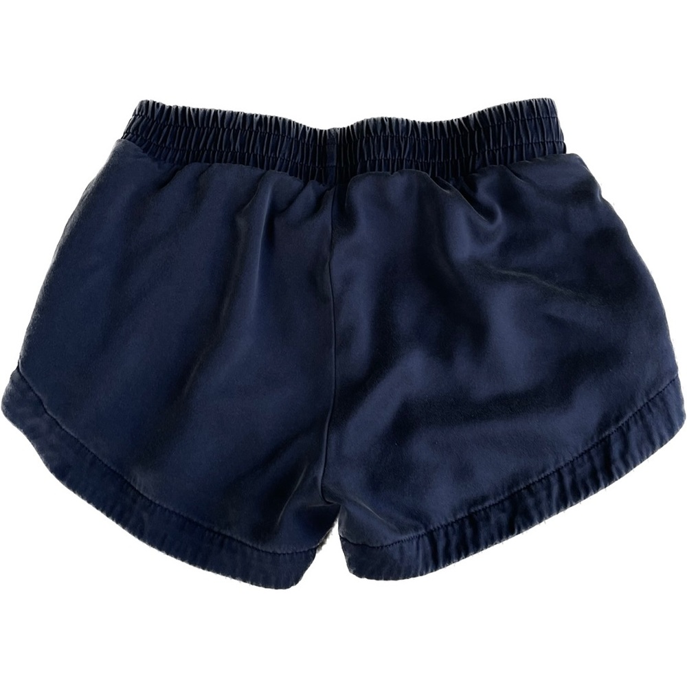 ST. ROCHE | XS/S | Silk Sport Navy Striped High Waisted Hot Pants Mini Shorts